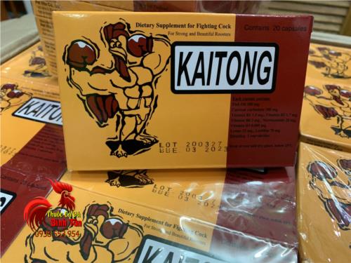 Thuốc Gà Đá KAITONG Hổ Trợ Cung Cấp Dinh Dưỡng Giá Rẻ - 12 Hộp x 20 Viên