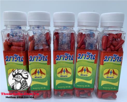 Thuốc Gà Đá MAWIN Của Thái Lan Bổ Sung Vitamin Giúp Bổ Máu Tốt Nhất - 5 Hủ 500 Viên
