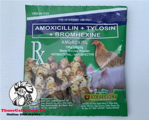 Thuốc Trị Bệnh AMBROXITIL Của Phillipines - Chuyên Trị Bệnh Về Đường Hô Hấp Tốt Nhất Hiện Nay - 1 Gói 5g