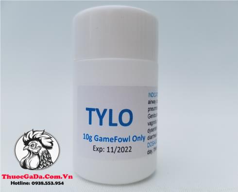 Thuốc Trị Bệnh Cho Gà TYLO - Phòng Và Chữa Các Bệnh Về Đường Ruột, Hô Hấp - Hủ 10gram
