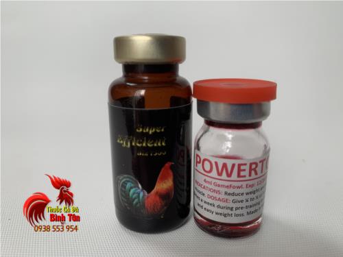 Bộ Kết Hợp Thuốc Nuôi Gà Đá POWERTOP (4ml) Và B12 7500 (10ml) Gà Giảm Trọng Lượng Nước Và Mỡ Nhưng Tăng Cơ Bắp