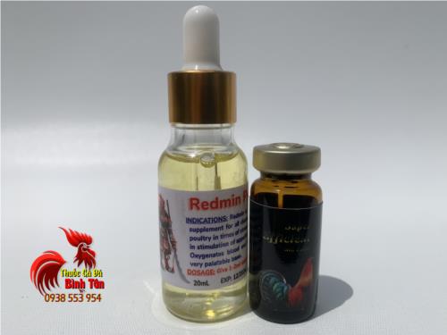 Bộ Thuốc Nuôi Gà Đá REDMIN (20ml) Và B12 7500 (10ml) Cung Cấp Dưỡng Chất Vitamin Kích Thích Gà Ăn Ngon
