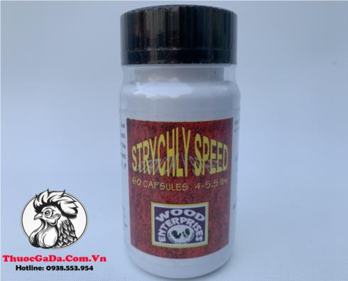 Thuốc Gà Đá STRYCHLY SPEED - Nhộng Đỏ Kích Thích Thần Kinh Trung Ương Giúp Gà Máu Lửa ( Hủ 10 Viên )